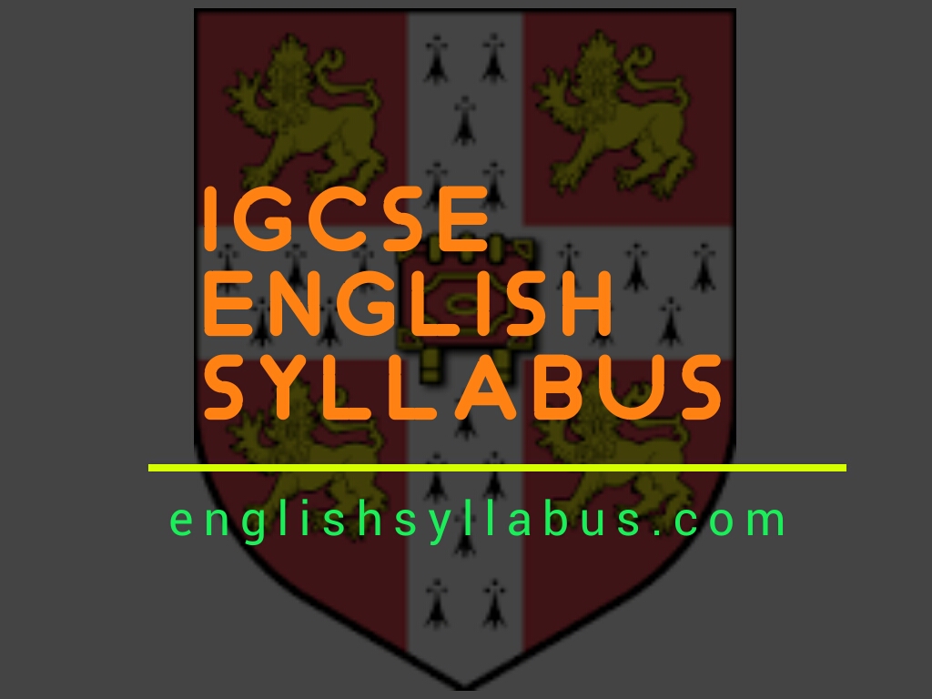 IGCSE English Syllabus -2023