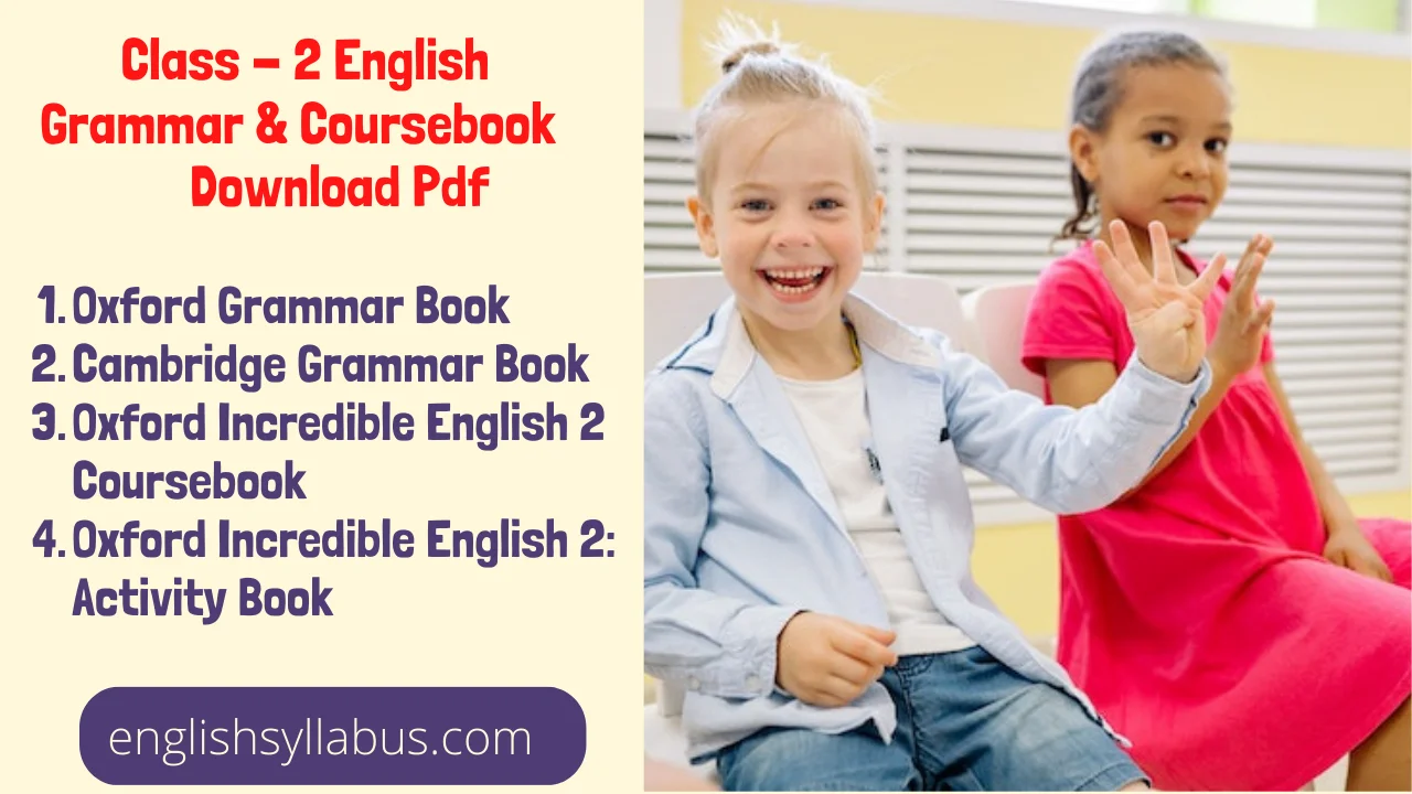 Class 2 English Grammar Books
