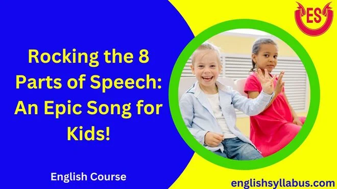 Parts of Speech Song