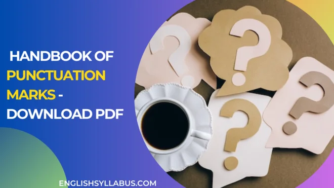 Punctuation Marks -Download Pdf