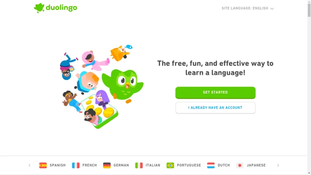 Duolingo web image