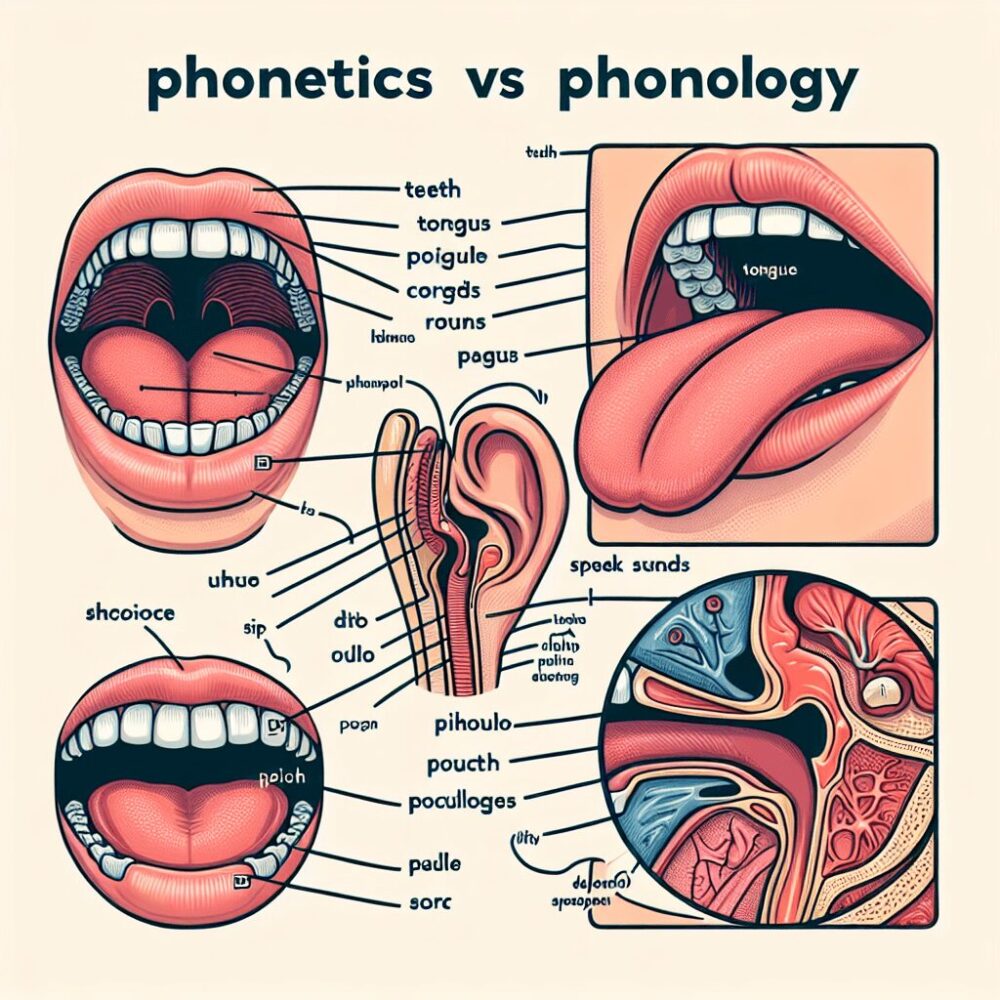 Illustration of Phonetics vs Phonology